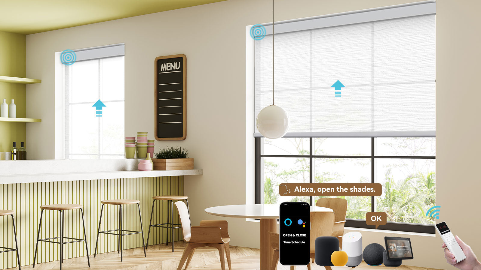 Dining Room Window Blinds