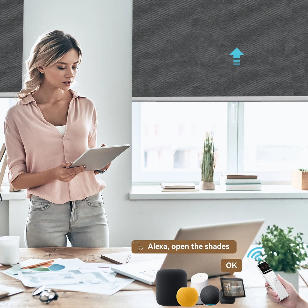Automatic Blackout Window Shades
