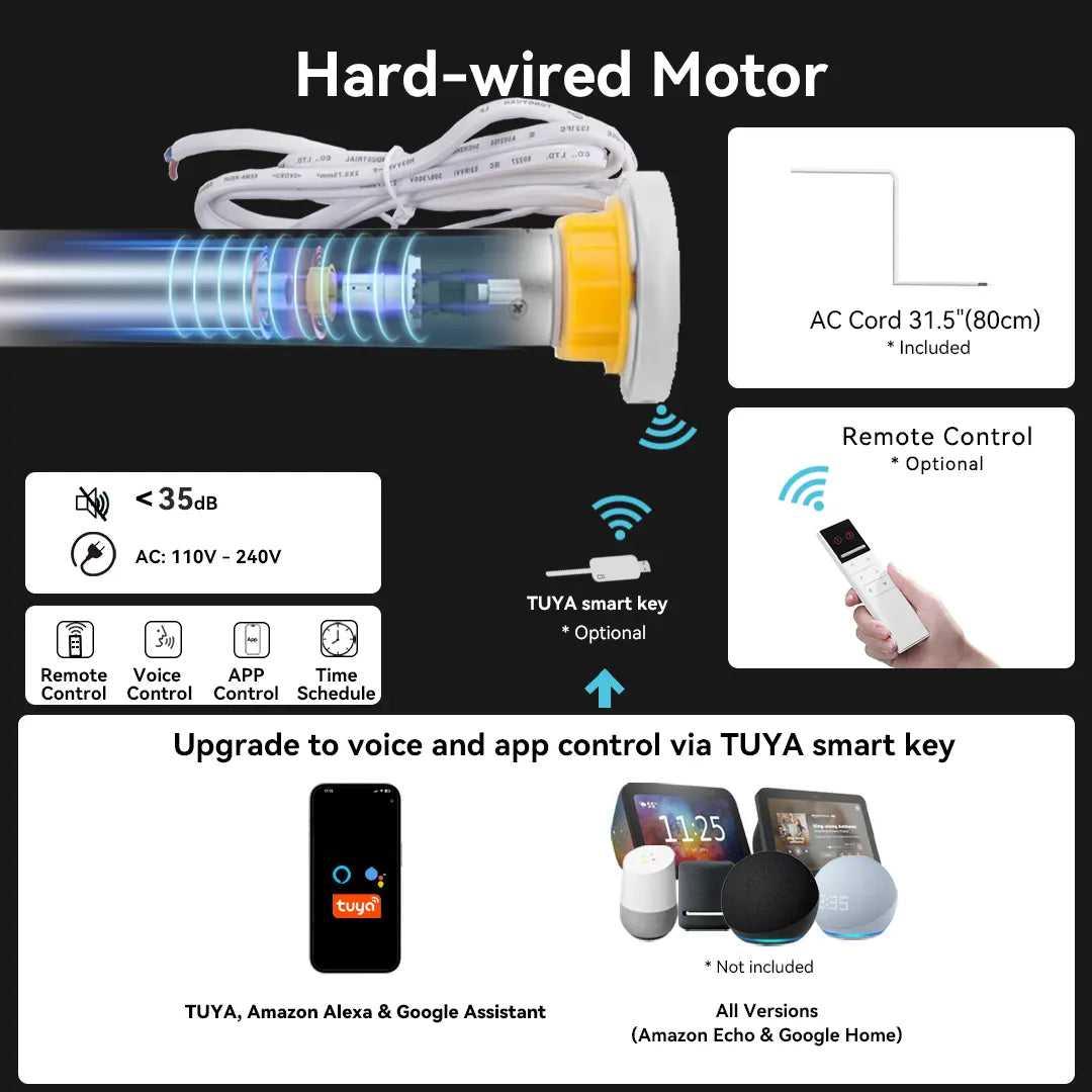 Hard-wired Motor