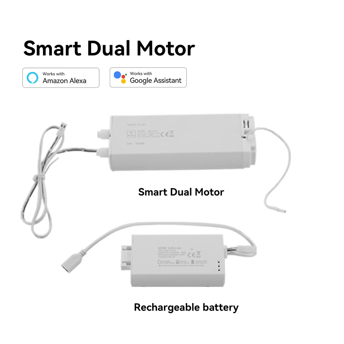 Smart Dual Motor for Motorized TDBP and Day Night Cellular Shades