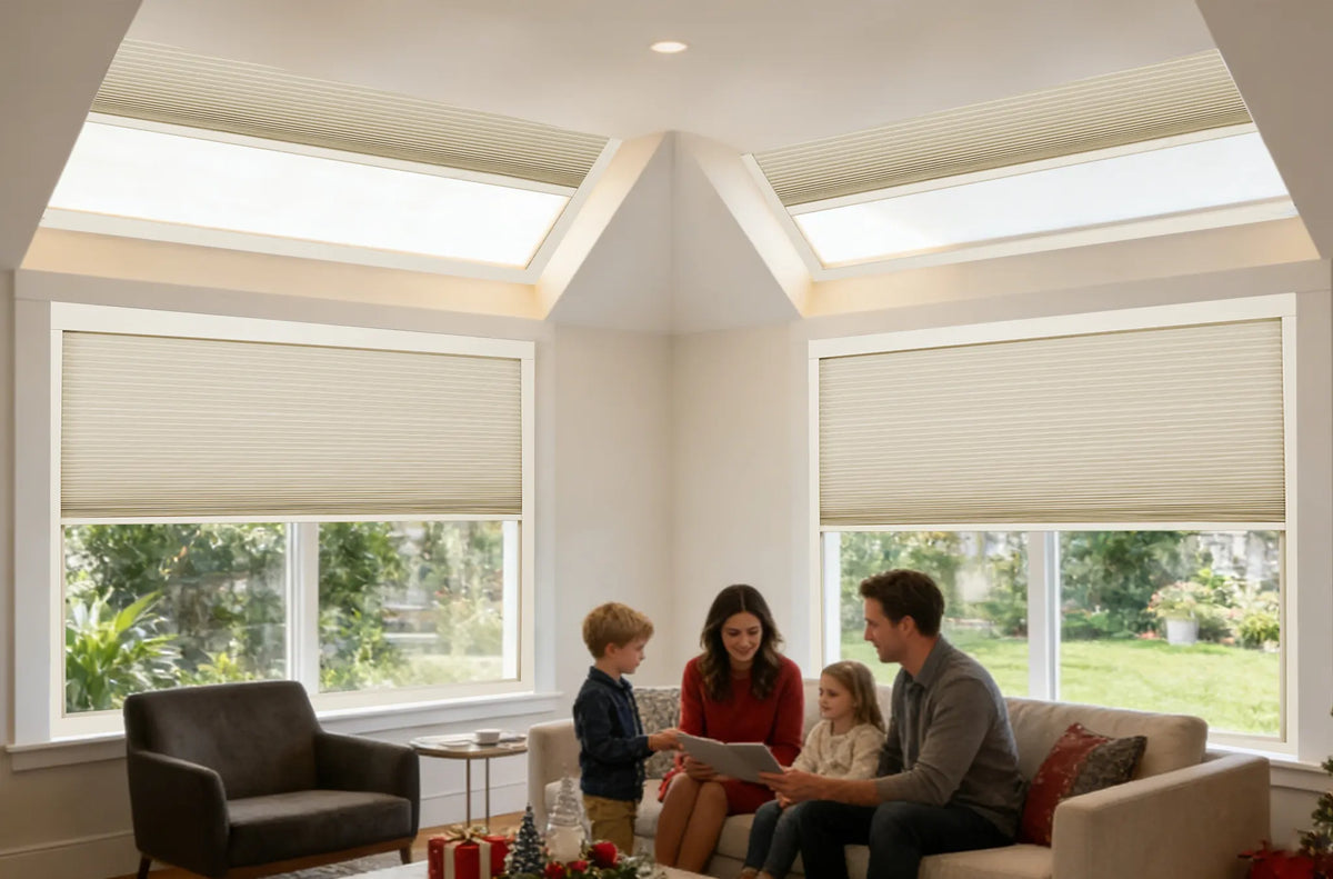 Motorized Cellular Skylight Shades | Energy Efficient – Kurlax