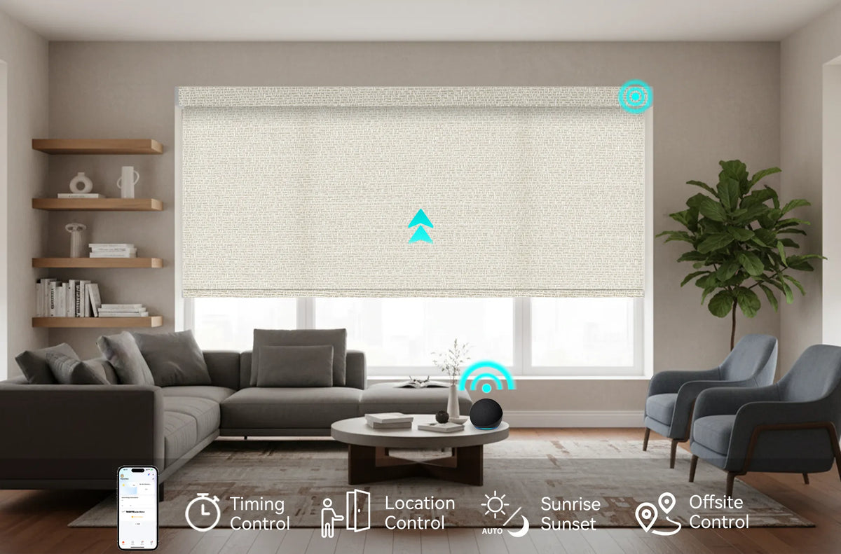 Smart Shade Control Smart Home Roller Shades: Automation, Control & Buying Guide – Kurlax