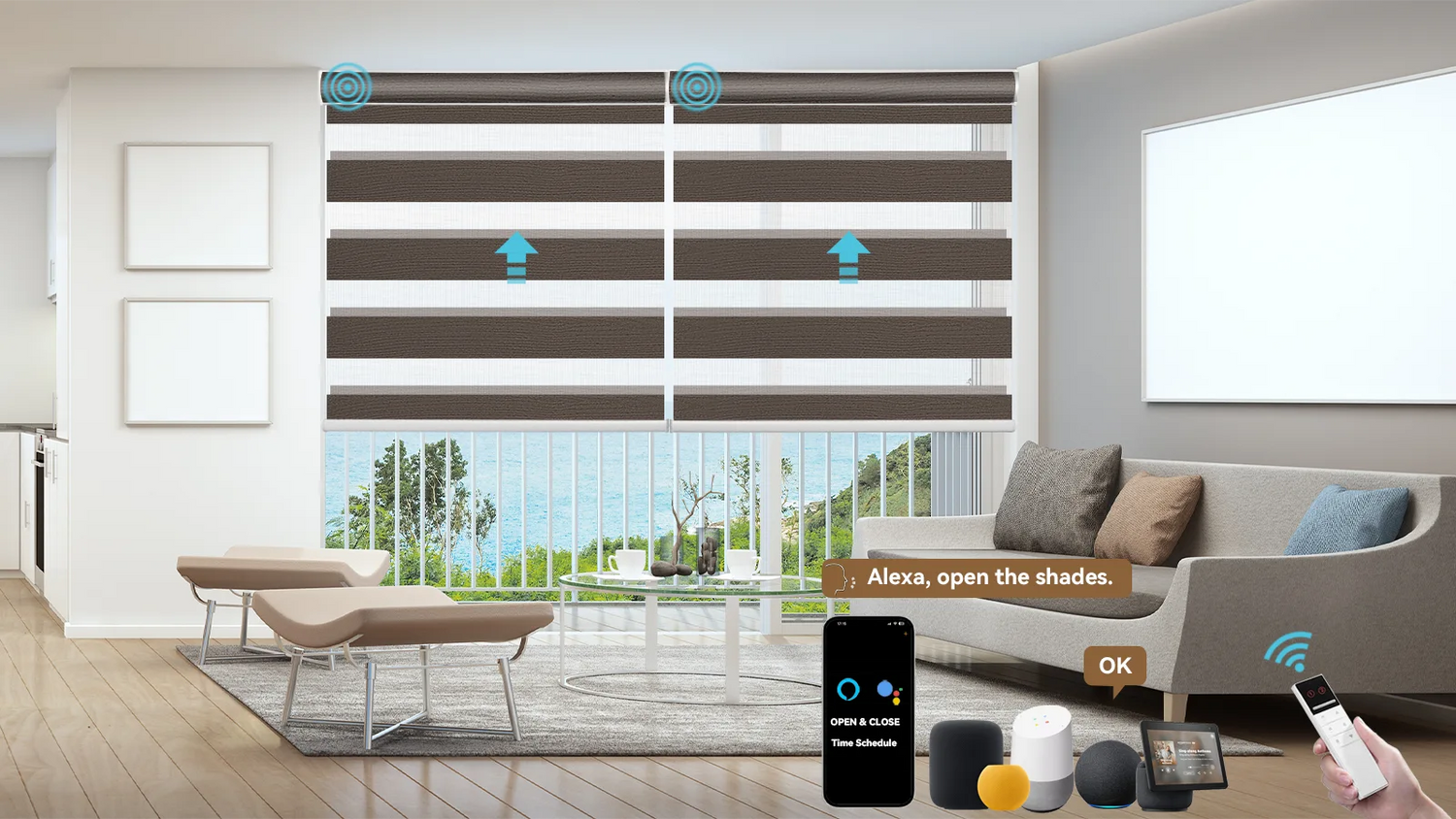 Modern Zebra Blinds