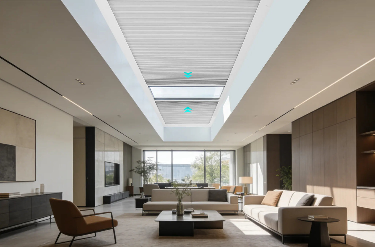 Extended (Dual-Panel) Skylight Shades