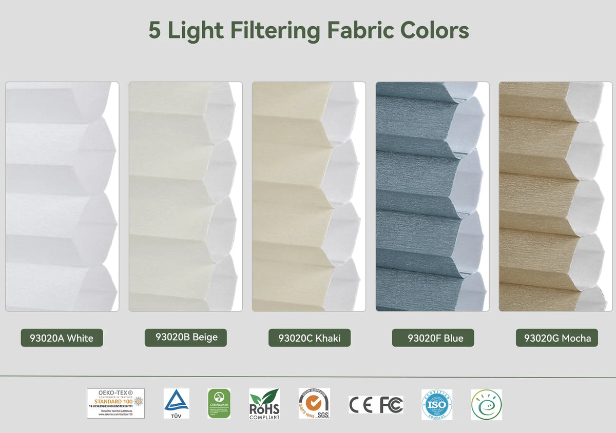 26mm Light Filtering Cellular Fabric