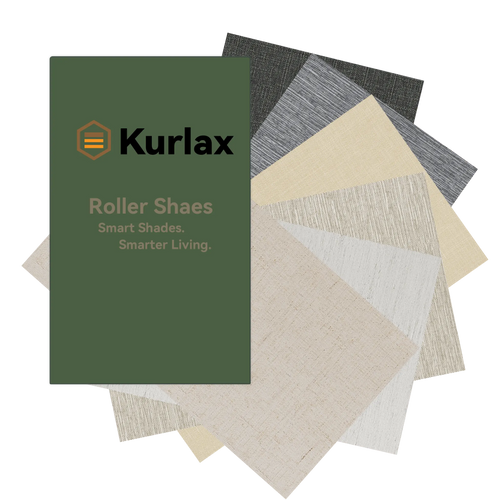 Motorized Light Filtering Roller Shades Fabric Samples