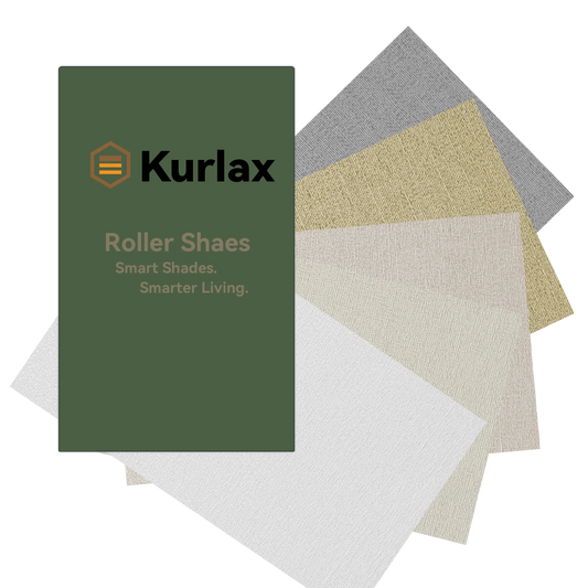 Motorized Light Filtering Roller Shades Fabric Samples