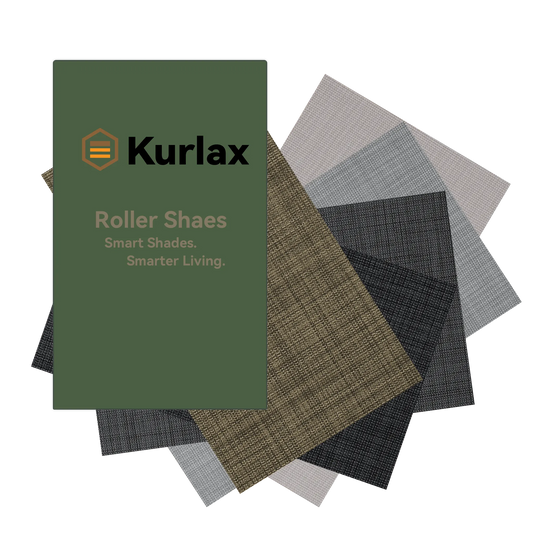 Motorized Solar Roller Shades Fabric Samples - 5% Openness