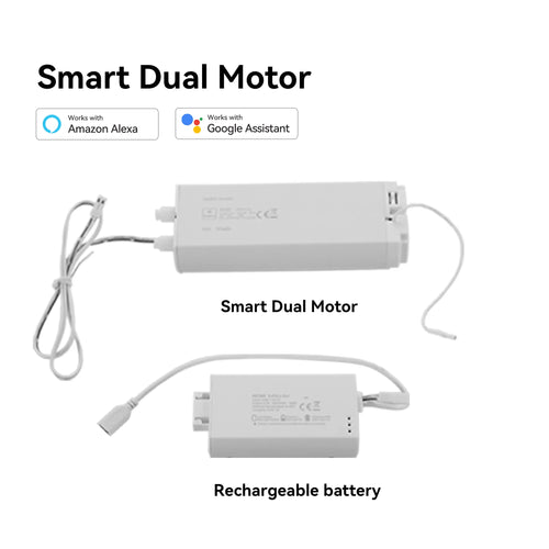 Smart  Dual Motor for Motorized TDBP and Day Night Cellular Shades