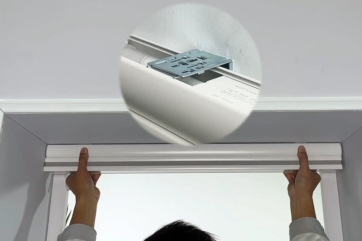 Cellular Shade String Routing How to Install Motorized Cellular Shades | Kurlax