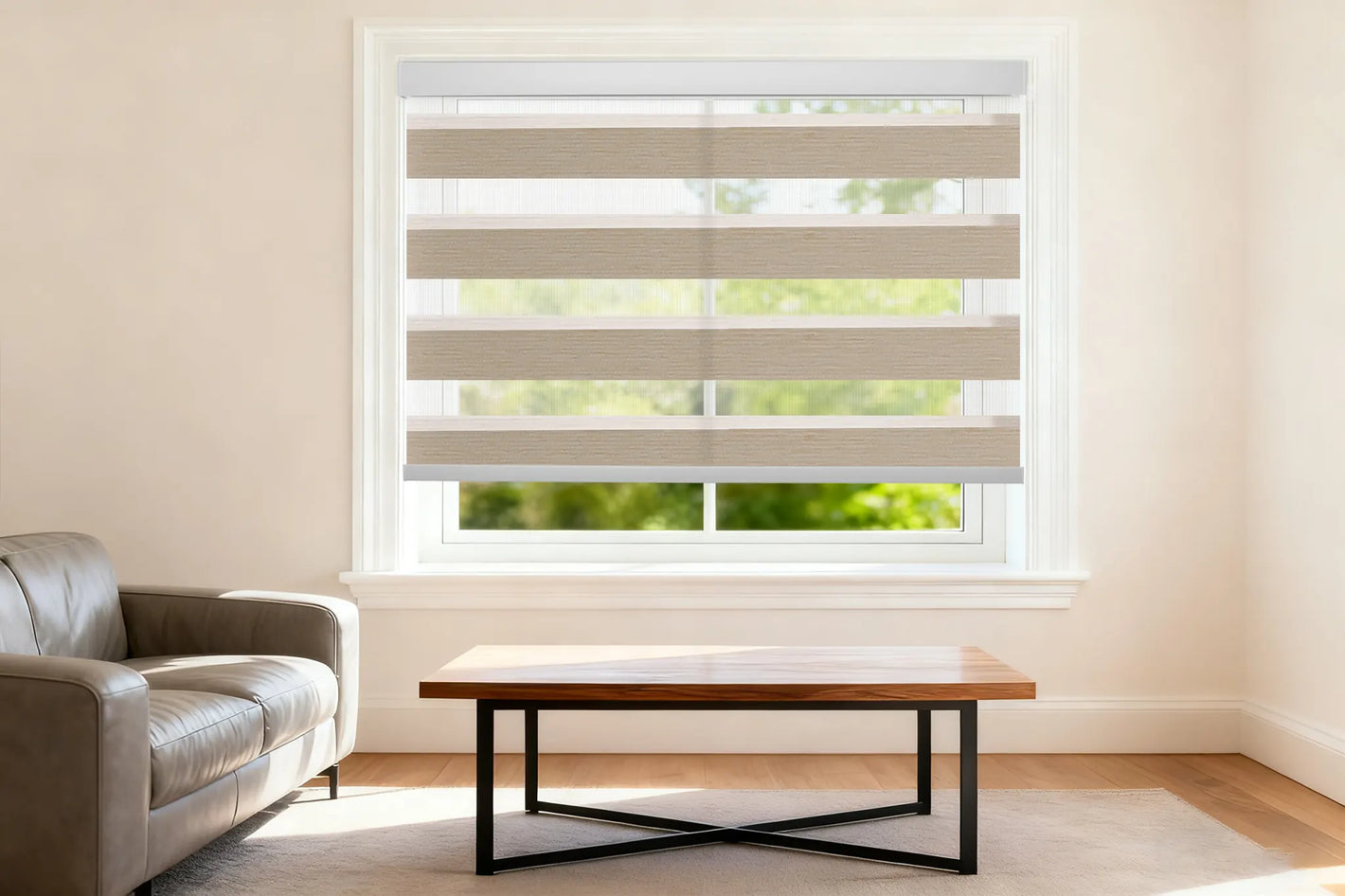 Install Motorized Zebra Shades