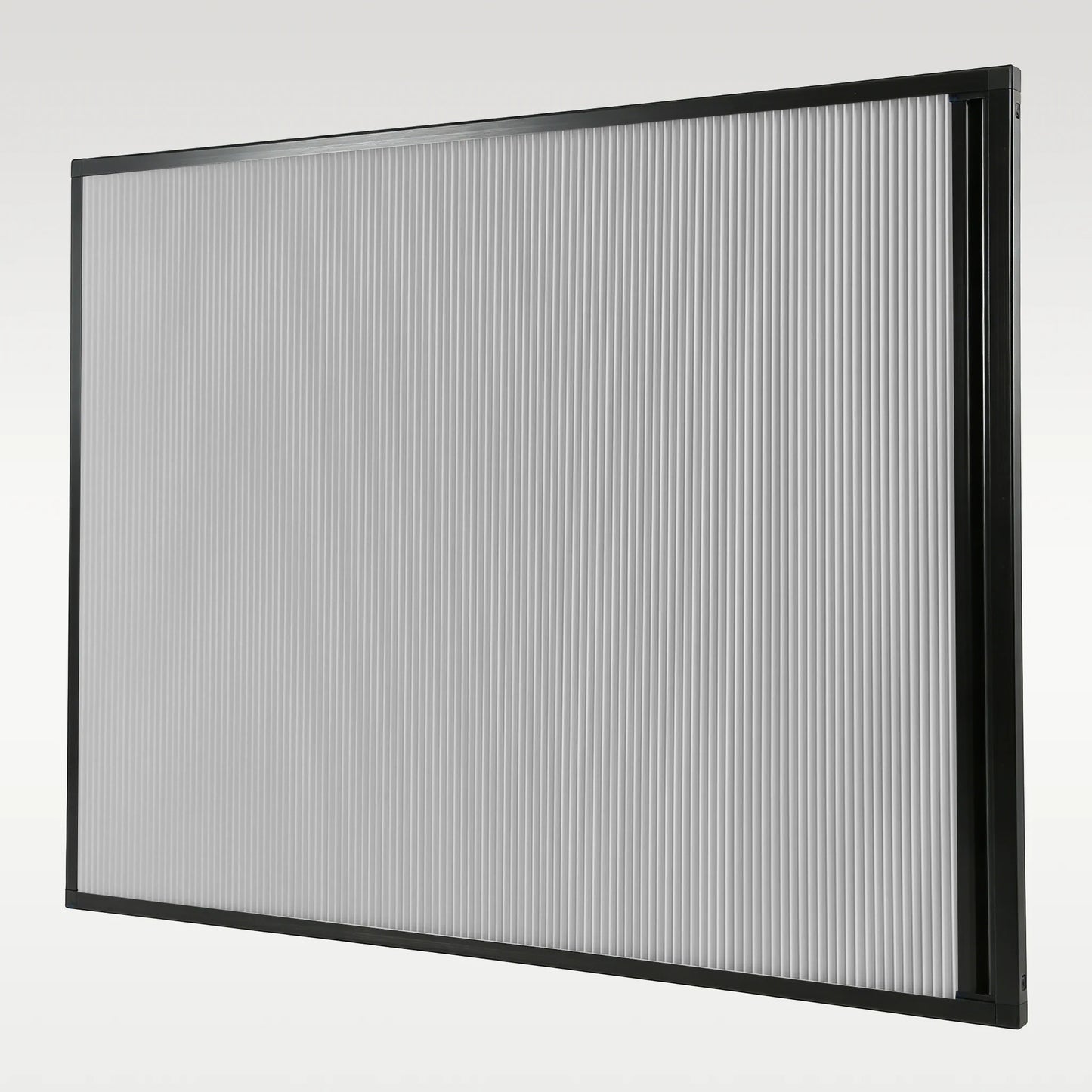 Black Frame & White Fabric