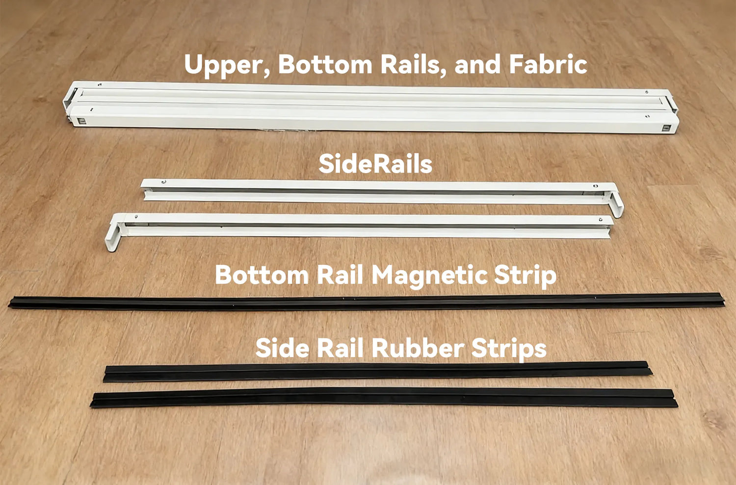 Kurlax Sleep-Guard cellular shade assembly parts