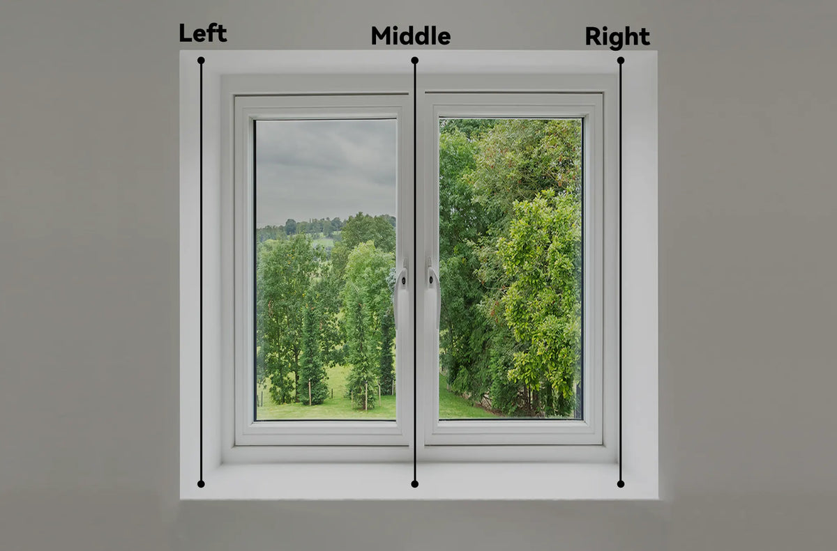 Measure the height of the window for inside mount