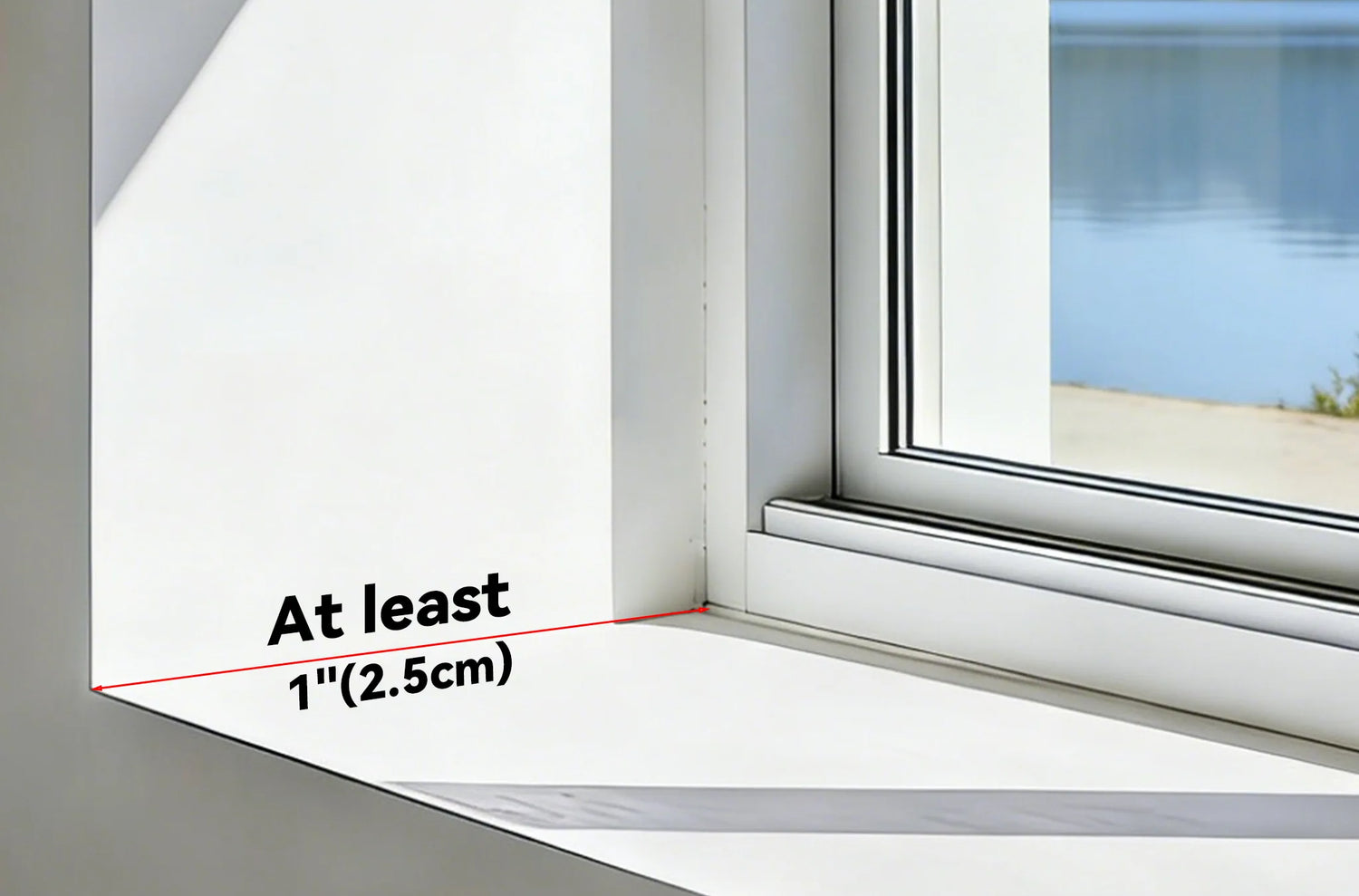 how to measure window deepth