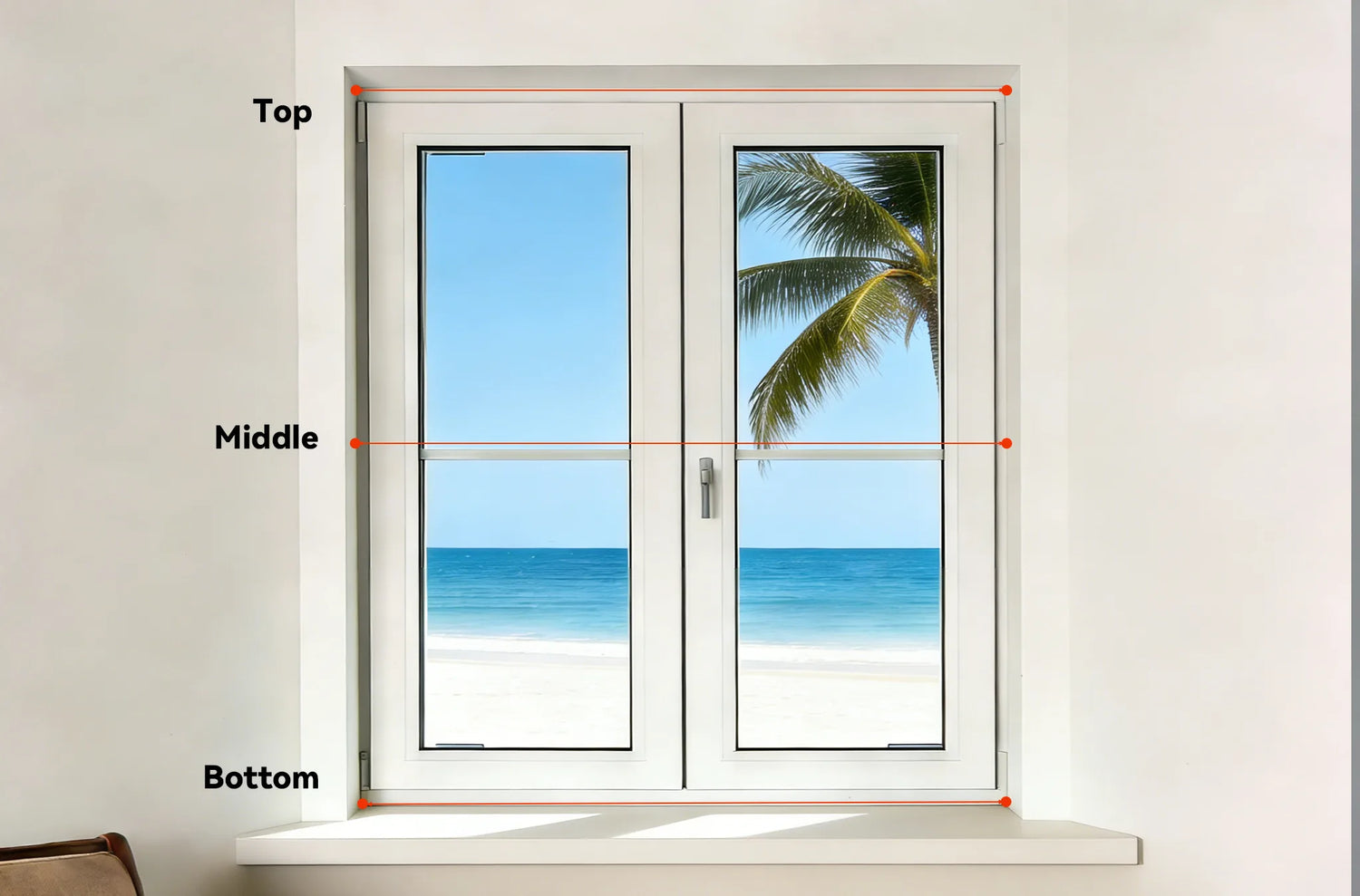 How to measure window recess width