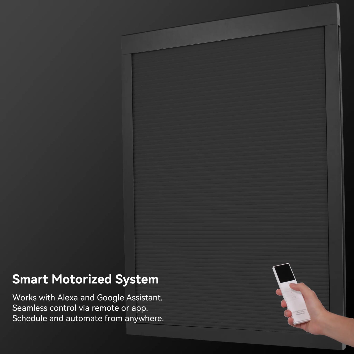 motorized blackout cellluar blinds with remote