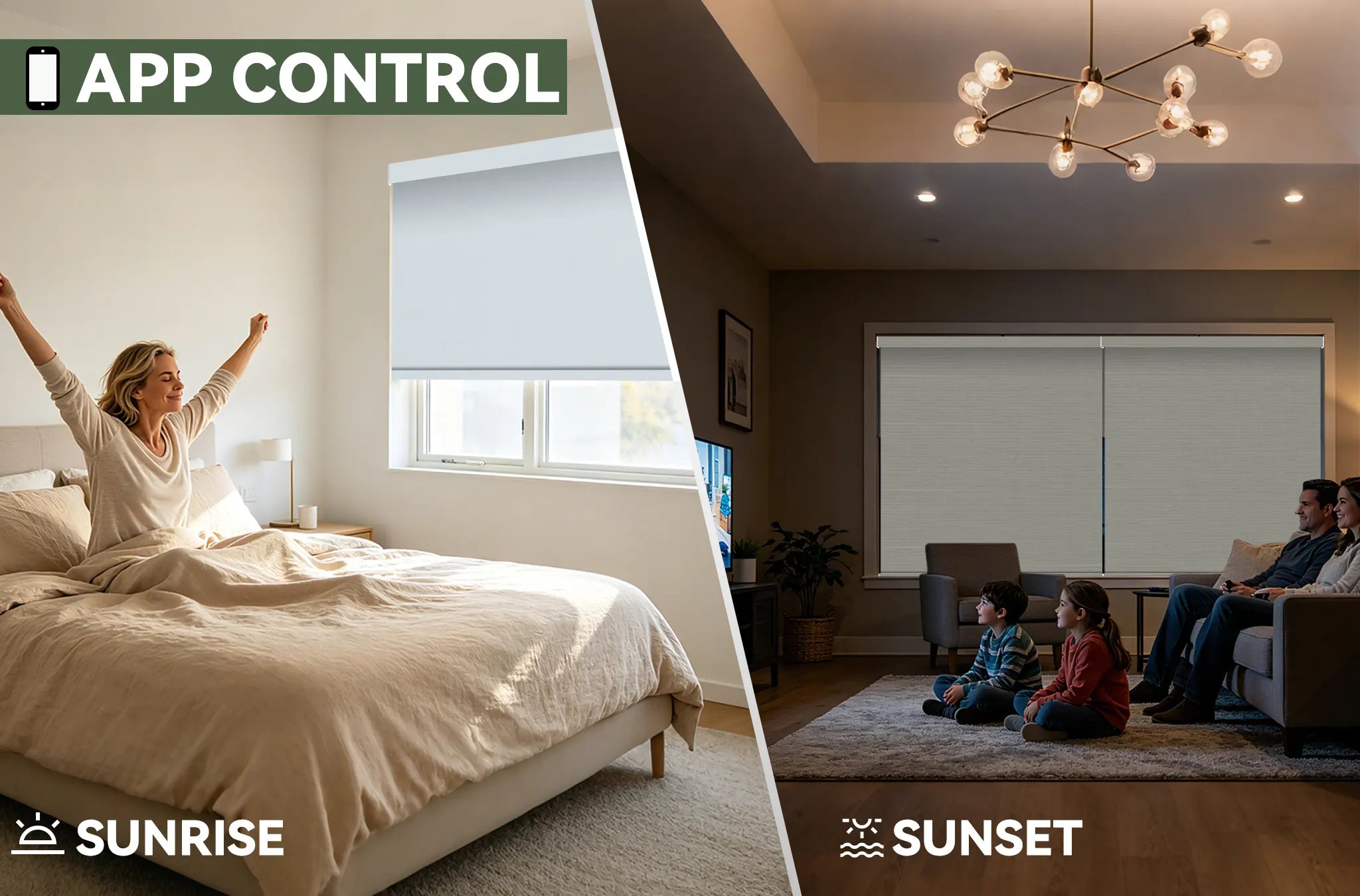app control blackout roller shades