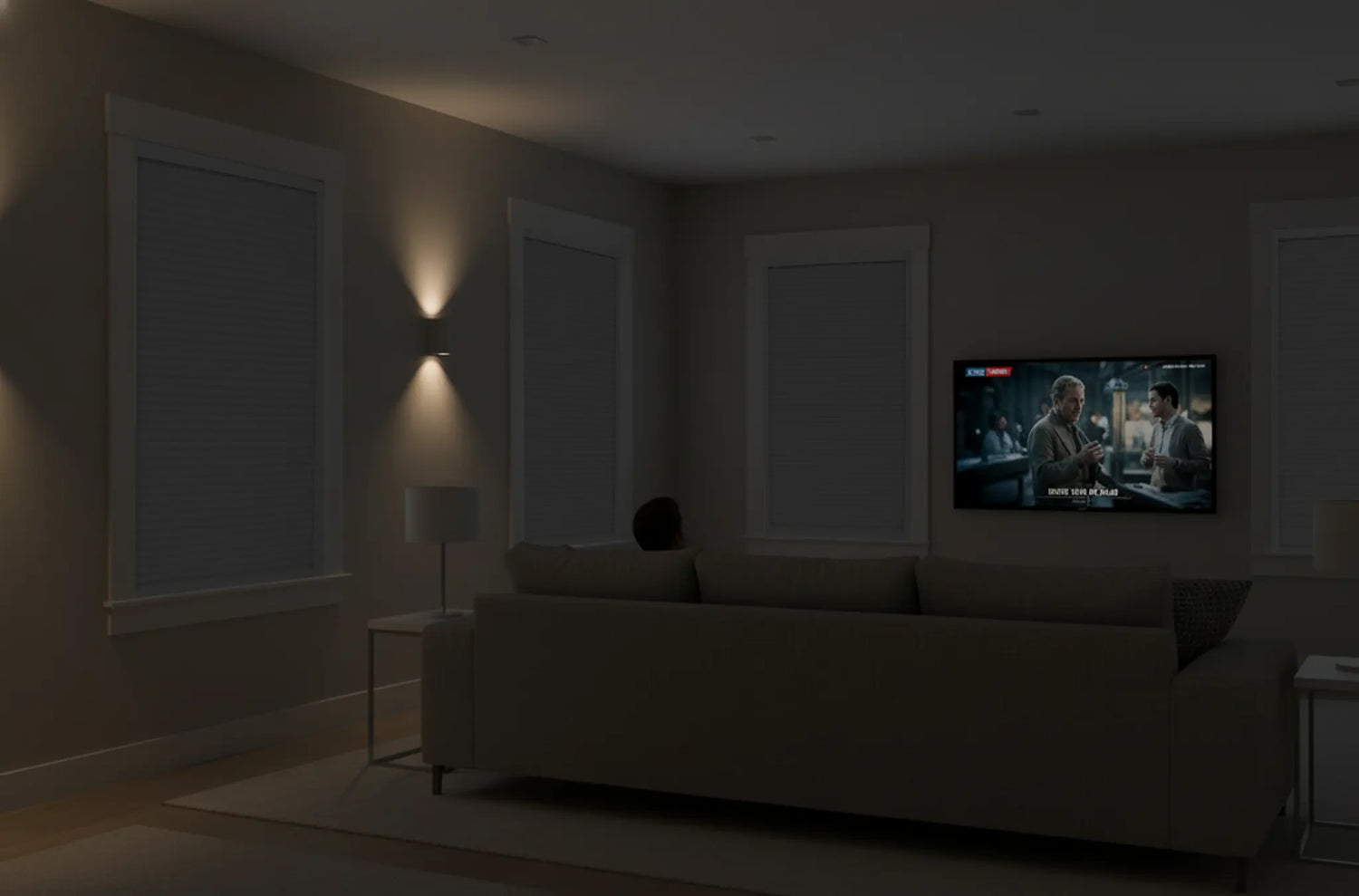 motorized blackout skylight shades living room