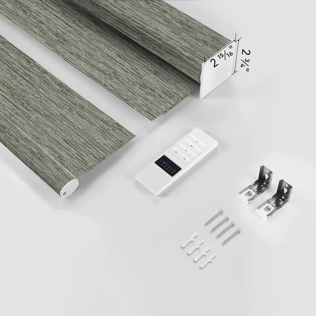 Kurlax Custom Motorized Zebra Shades | Smart Control Kurlax Custom Motorized Zebra Shades | Smart Control