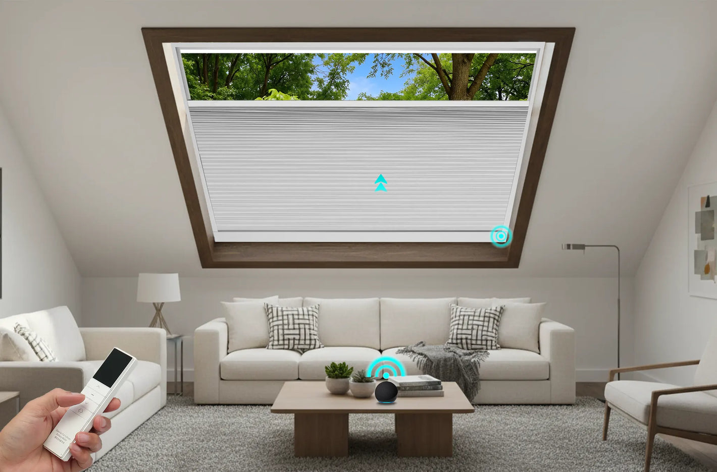 Motorized Skylight Shades
