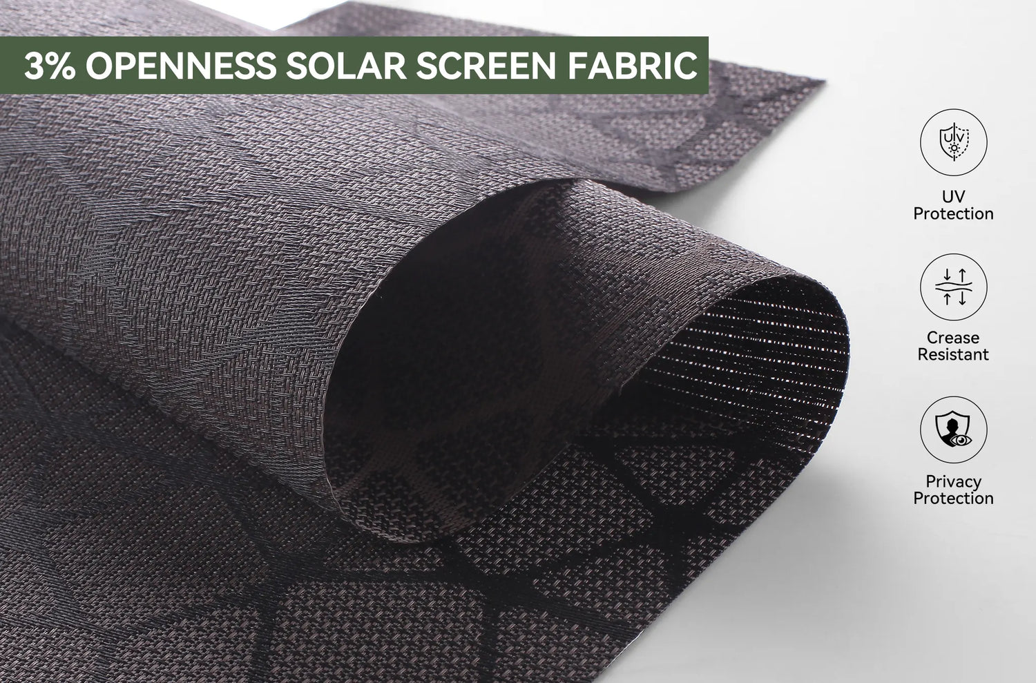 3% Openness Solar Screen Fabric