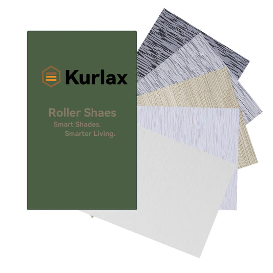 Motorized Light Filtering Roller Shades Fabric Samples - Jacquard
