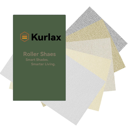 Motorized Blackout Roller Shades Fabric Samples - Flame-Retardant