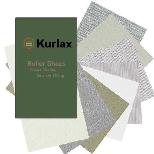 Motorized Blackout Roller Shades Fabric Samples - Jacquard