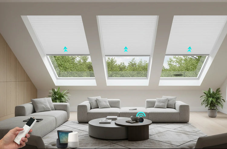 Light Filtering Motorized Skylight Shades